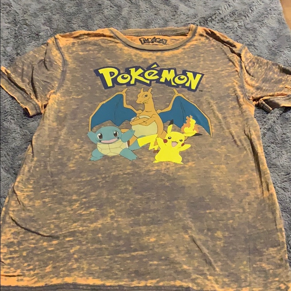 Rustic bleach Pokémon shirt